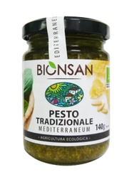 [0910251] SALSA PESTO TRADICIONAL AMB PINYONS 140gr BIONSAN