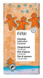 [7771206] XOCOLATA AMB GIANDUJA, GINGEBRE I CARAMEL 100gr VIVANI